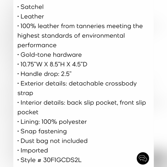 Michael Kors medium Karlie crossbody satchel olive leather gold hardware bag - Picture 13 of 14